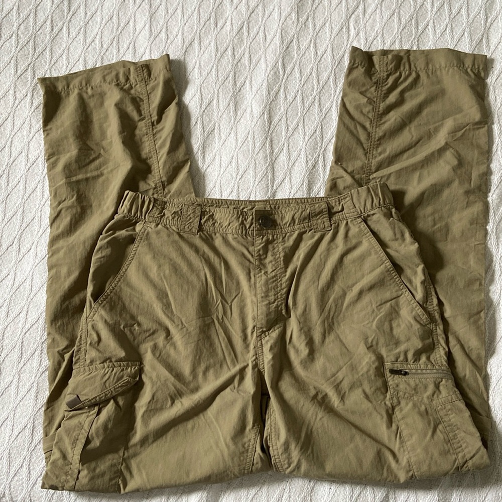 Columbia hiking pants. Khaki green